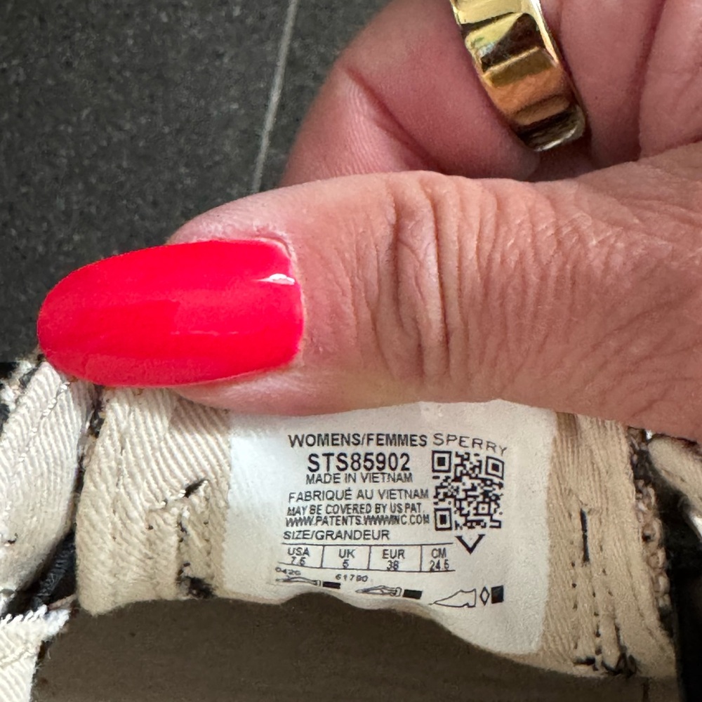Sperry Leopard Print Sneakers - Picture 6 of 6